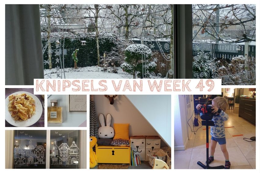 Knipsels van week 49: winterwonderland, sneeuw en klussen in Pepijn’s kamer