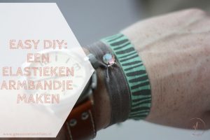 Easy DIY_ een elastieken armbandje maken
